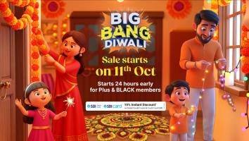 Flipkart Big Bang Diwali Sale (Starts 11th Oct 2025) & Offers List: 90% Off Festive Mobil...